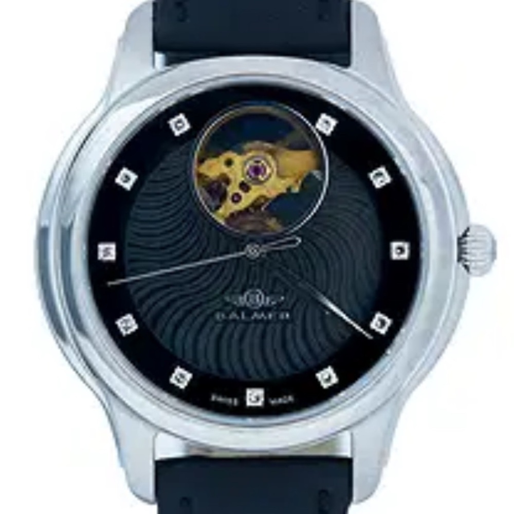 Silver and Black Women's Watch